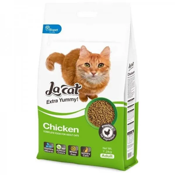 La Cat Yetişkin Tavuklu 7.2 kg Kedi Maması