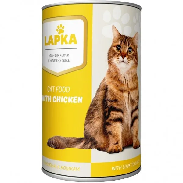 Lapka Tavuk Etli 415 gr Kedi Maması