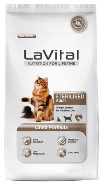 LaVital Sterilised Adult Kuzulu 12 kg Kedi Maması