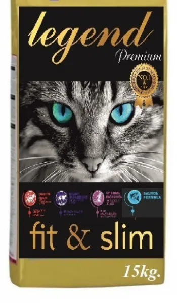 Legend Gold Premium Fit Slim Somon Balıklı 15 kg Kedi Maması