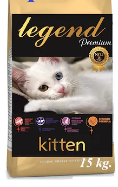 Legend Gold Premium Gourmet Kitten Somonlu ve Tavuklu 15 kg Kedi Maması