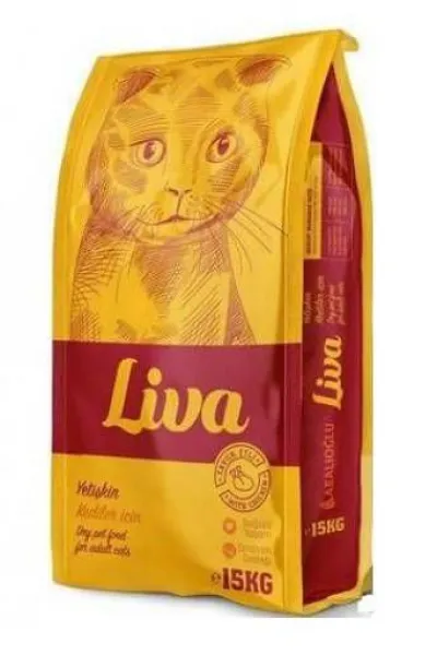 Liva Tavuk Etli 15 kg Kedi Maması