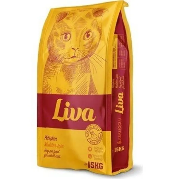 Liva Tavuk Etli Yavru 15 kg Kedi Maması