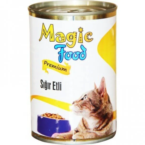 Magic Food Premium Siğir Etli 415 gr Kedi Maması