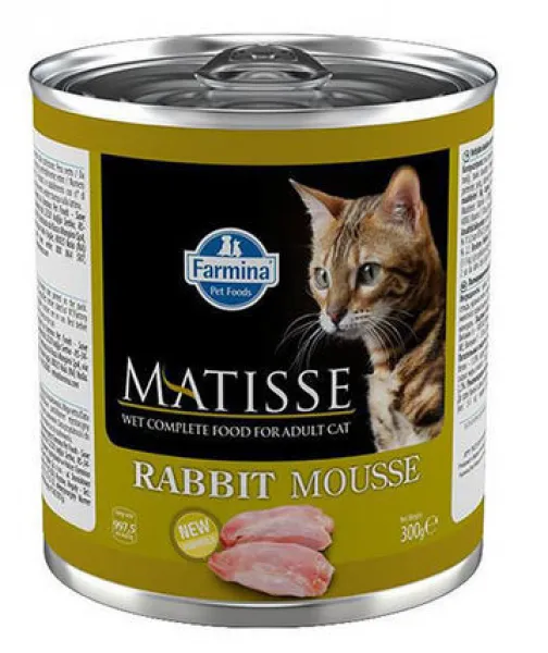 Matisse Cat Mousse Tavşanlı Yetişkin 300 gr Kedi Maması