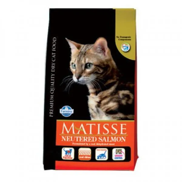 Matisse Kısırlaştırılmış Somonlu Yetişkin 10 kg Kedi Maması