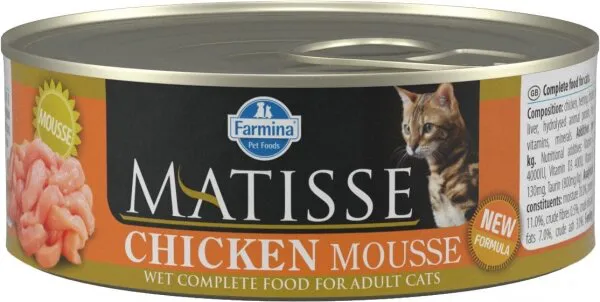 Matisse Mousse Tavuklu Yetişkin 85 gr Kedi Maması