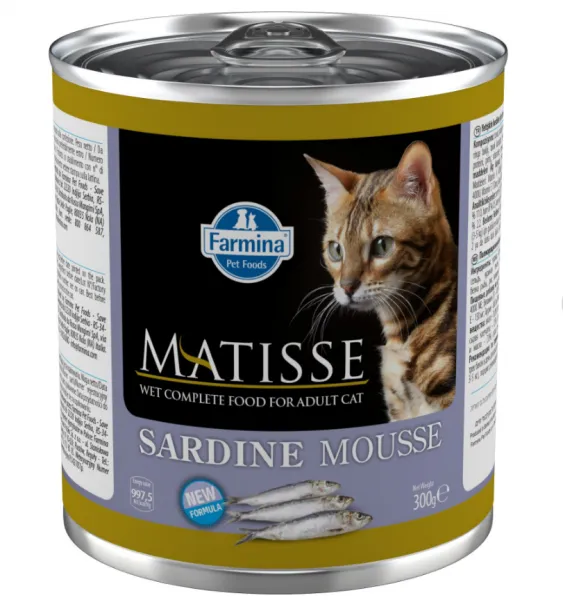 Matisse Cat Mousse Sardalyalı Yetişkin 300 gr Kedi Maması
