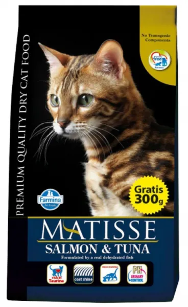 Matisse Somonlu Tuna Balıklı Yetişkin 10 kg Kedi Maması