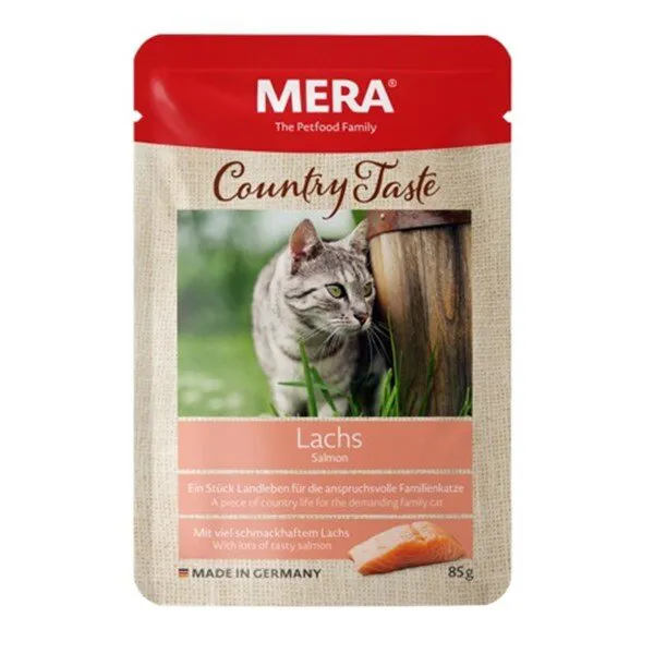 Mera Tahılsız Somonlu Pouch 85 gr Kedi Maması