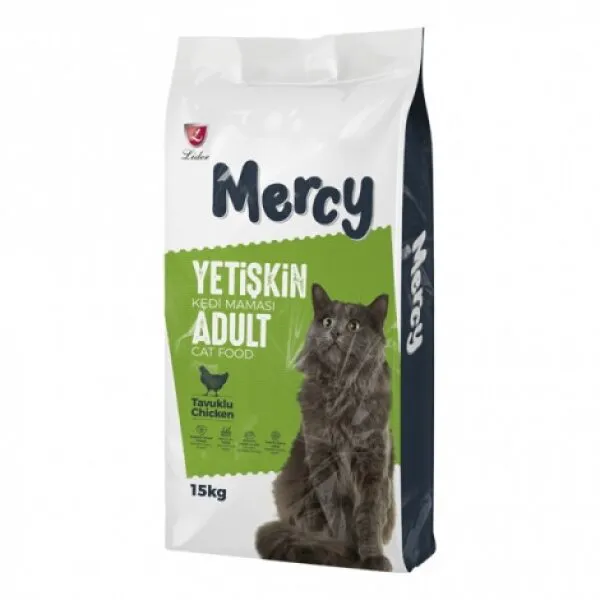 Mercy Tavuklu Yetişkin 15 kg Kedi Maması