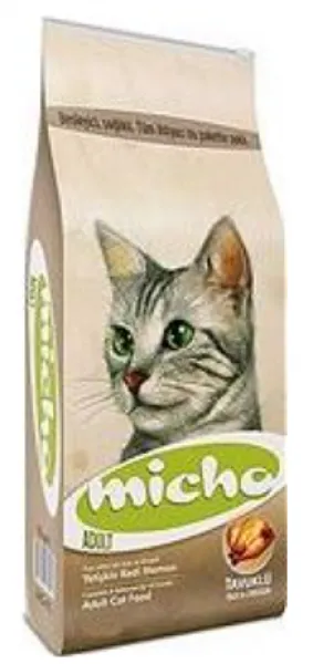 Micho Adult Cat Tavuklu Hamsi ve Pirinç 3 kg Kedi Maması