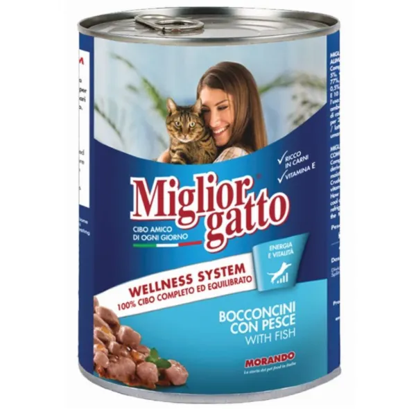 Miglior Gatto Balıklı 405 gr Kedi Maması