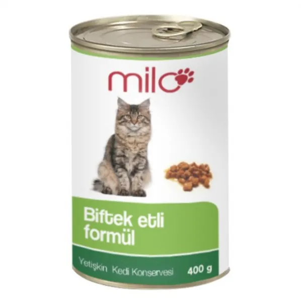 Milo Adult Biftekli 400 gr Kedi Maması