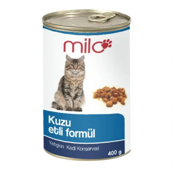 Milo Adult Kuzu Etli 400 gr Kedi Maması