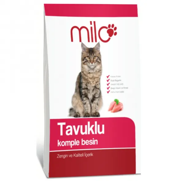 Milo Adult Tavuk 1 kg Kedi Maması