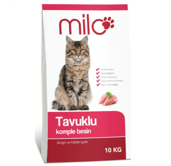 Milo Adult Tavuk 10 kg Kedi Maması