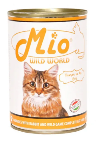 Mio Tavşan ve Av Etli 415Gr Kedi Maması