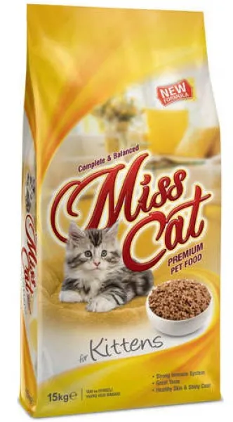 Miss Cat Tavuklu Yavru 15 kg Kedi Maması