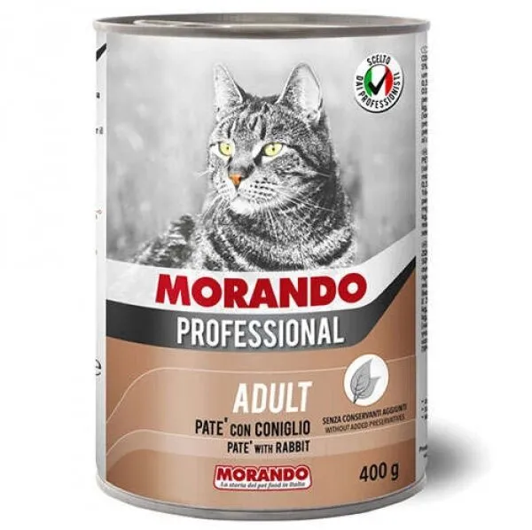 Morando Pate Tavşan Etli 400 gr Kedi Maması