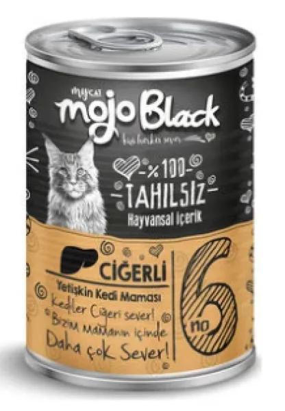 Mycat Mojo Black Ciğerli 415 gr Kedi Maması