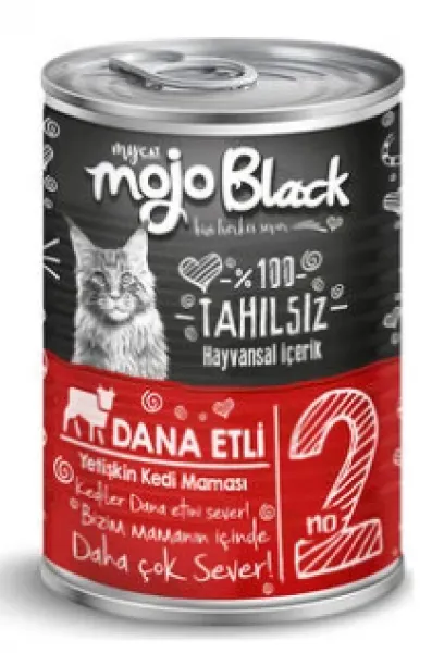 Mycat Mojo Black Dana Etli 415 gr Kedi Maması