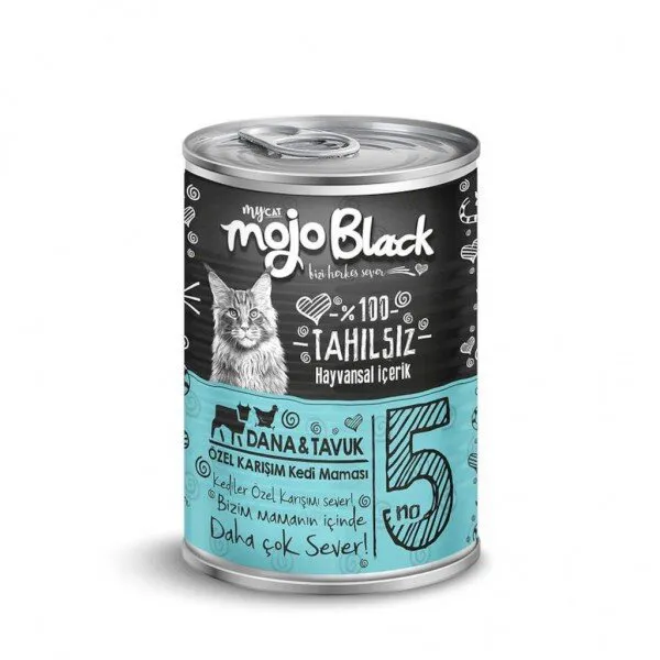 Mycat Mojo Black Dana&Tavuk Etli 415 gr Kedi Maması