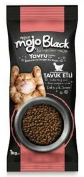 Mycat Mojo Black Tavuk Etli Yavru1 kg Kedi Maması