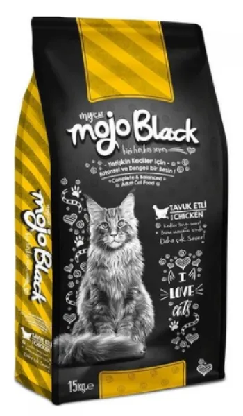 Mycat Mojo Black Tavuk Etli Yetişkin 15 kg Kedi Maması