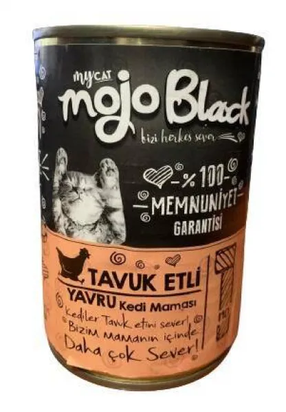Mycat Mojo Black Tavuklu Yavru 415 gr Kedi Maması