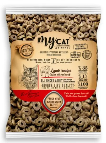 Mycat Tahılsız Kuzu Etli 1 kg Kedi Maması