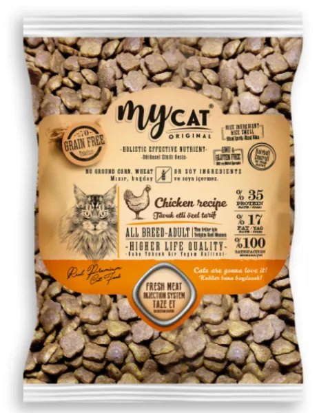 Mycat Tahılsız Tavuk Etli 1 kg Kedi Maması