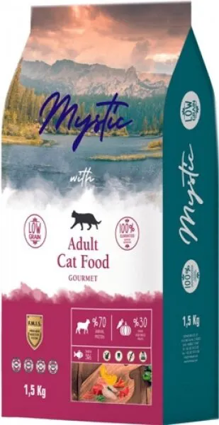 Mystic Düşük Tahıllı Gurme 1.5 kg 1500 gr Kedi Maması