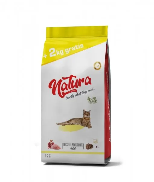 Natura Pet Chicken & Pomegranate Adult 10 kg Kedi Maması