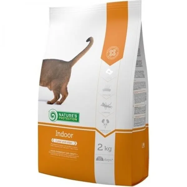 Nature's Protection Indoor Tavuklu ve Hindili Yetişkin 2 Kg Kedi Maması