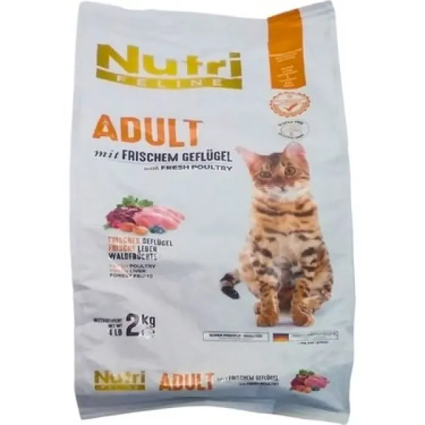 Nutri Feline Yetişkin Tavuk Etli 2 kg Kedi Maması