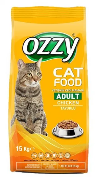 Ozzy Tavuklu Yetişkin 4.5 kg Kedi Maması