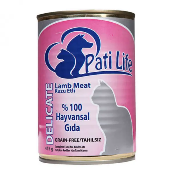 Pati Life Adult Kuzu Etli 415 gr Kedi Maması