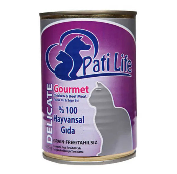 Pati Life Adult Tavuklu ve Sığır Etli 415 gr Kedi Maması