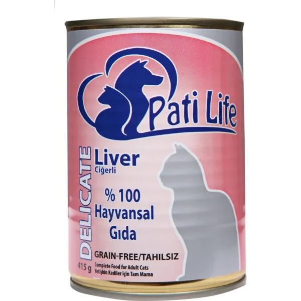 Pati Life Tahılsız Ciğerli 415 gr Kedi Maması