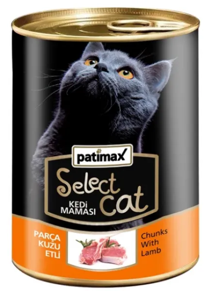 Patimax Parça Kuzu Etli 400 gr Kedi Maması
