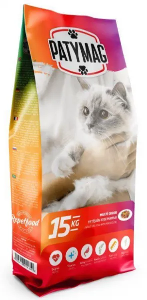 Patymag Renkli Gurme 15 kg Kedi Maması