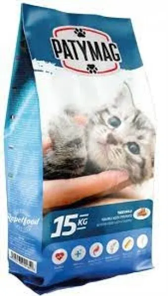 Patymag Tavuk Etli Yavru 15 kg Kedi Maması