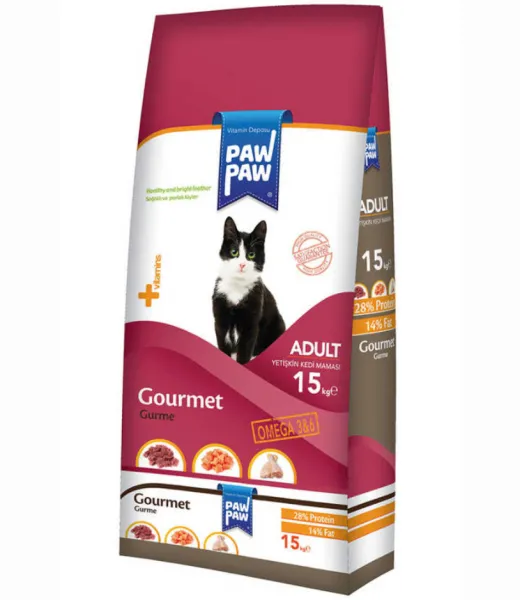 Paw Paw Gurme 15 kg Kedi Maması