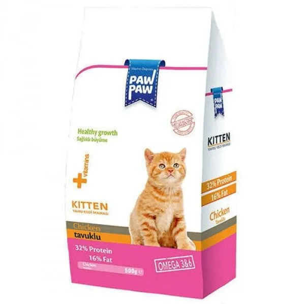 Paw Paw Tavuklu Yavru 15 kg Kedi Maması