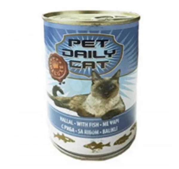 Pet Daily Cat Balıklı 415 gr Kedi Maması