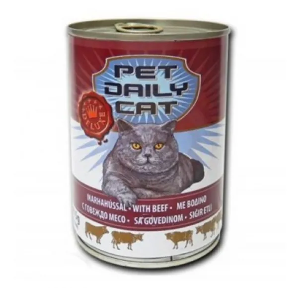 Pet Daily Cat Sığır Etli 415 gr Kedi Maması
