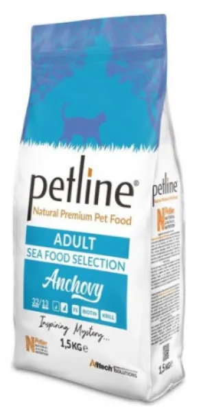 Petline Natural Premium Seafood Hamsili Yetişkin 1.5 kg Kedi Maması