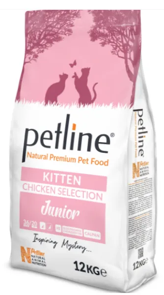 Petline Natural Premium Tavuklu Yavru 12 kg Kedi Maması