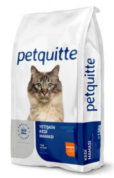 Petquitte Adult Somonlu 15 kg Kedi Maması